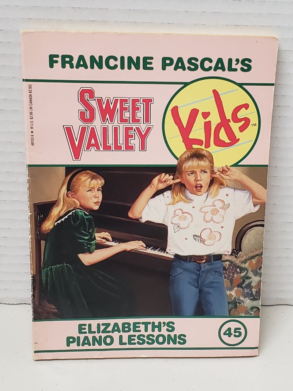 Sweet Valley Kids Book #45 Elizabeth's Piano Lessons